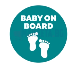 Стикер"babyboss on board"