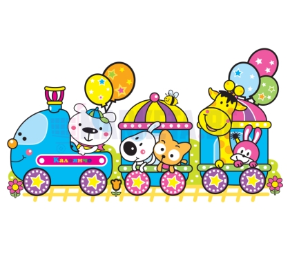 "Train" Children's sticker