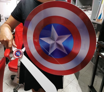 Shield "Captain America" PVC with sword