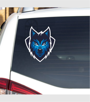 "Wolf" sticker