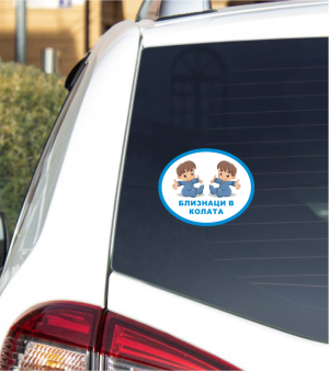 Car sticker - twins