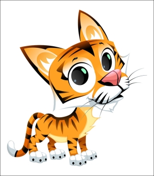 "Tiger" Sticker