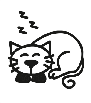 "Cat" Wall sticker