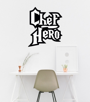 Wall sticker "Chef Hero"