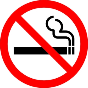"NO SMOKING" Sticker