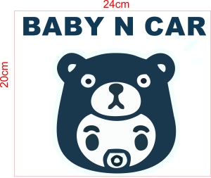 "Baby in car" Car sticker