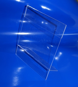 One-sided Plexiglas stand