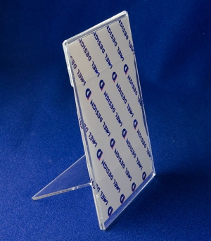 One-sided Plexiglas stand