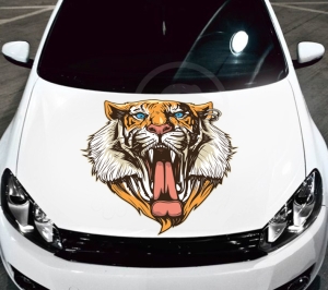 "Tiger" car sticker
