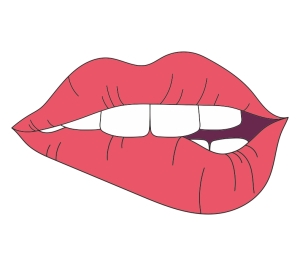 "Kiss" Sticker