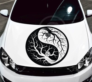 "Yin and yang" Car sticker