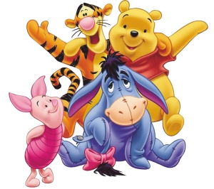 "Pooh" Children's sticker