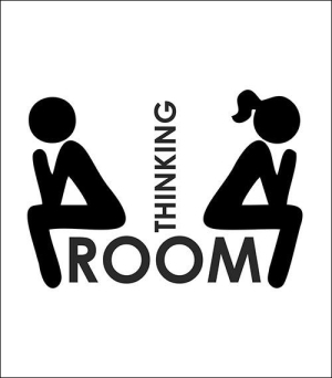 "Thinking Room" Sticker