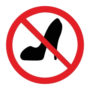 "No Offical Shoes" Sticker