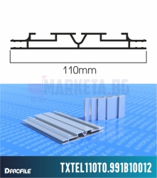 Алуминиев профил за текстилни рамки 110мм - двустранен.