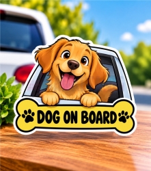 "Dog in the car" Sticker