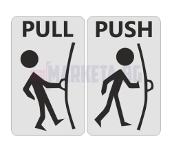 Stickers for "Push - Pull"