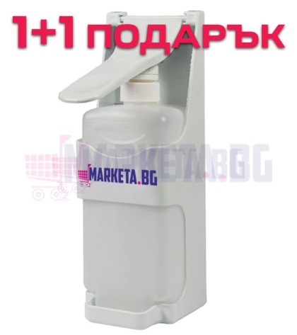 Mechanical elbow spray dispenser for disinfection