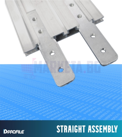 Assembly for textile profiles