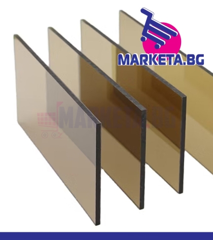 Плътен Кафяв /Бронз/ поликарбонат 4 мм