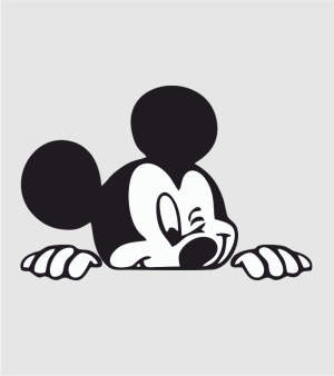 "Mickey1" Car Sticker