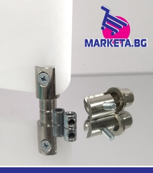 Plexiglas holder for ceiling mounting on steel rope boards