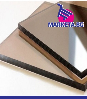 Плътен Кафяв /Бронз/ поликарбонат 6 мм