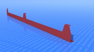 Гребен с 3 ребра