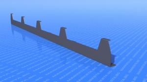 Гребен с 3 ребра