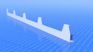 Гребен с 5 ребра