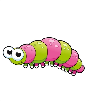 "Caterpillar" Sticker