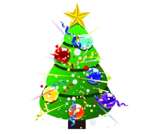 "Christmas tree" Christmas sticker