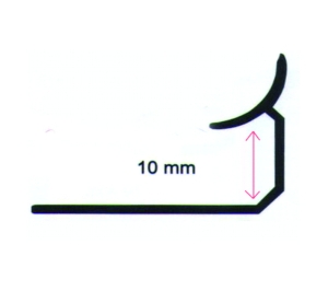 Molding for inner corner 10 mm