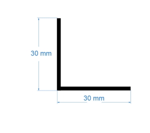 Angle profile 30 mm